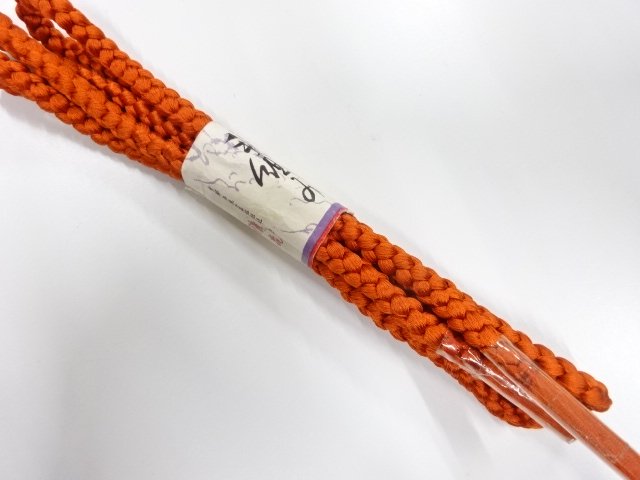 未使用品　正絹　手組帯締め